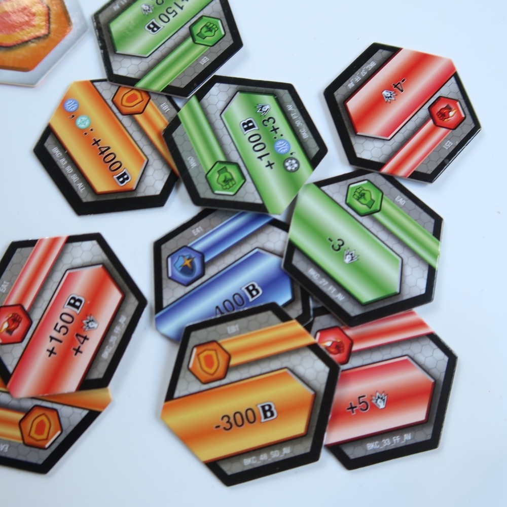 Lot of Over 35 Bakugan Battle Brawlers Replacement Tokens Bakucores Card